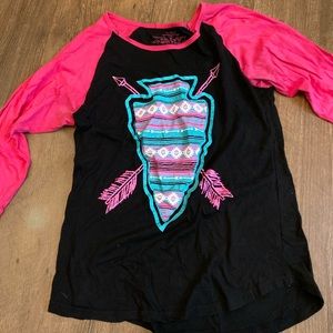 Crazy train baseball tee